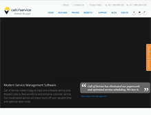Tablet Screenshot of callofservice.com